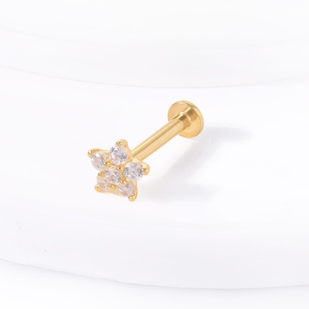 14k gold ear piercing|gold body jewelry|14k gold piercing wholesale