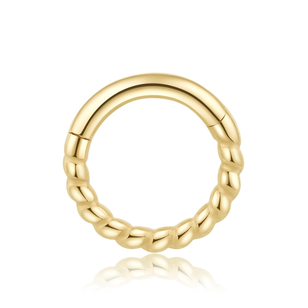 14k gold body jewelry of GPF.