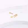 GPF beautiful 14K solid gold body piercing jewelry