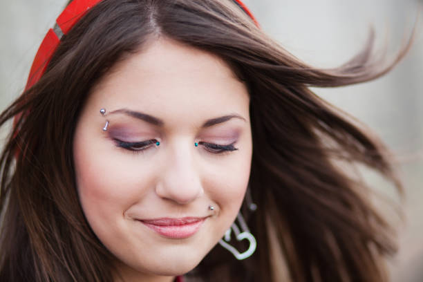 Fashion and beauty experts are talking a lot about eyebrow jewelry these days.