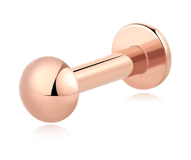 14K-rose-gold-classic-hemispherical-design-threadless-labret-stud