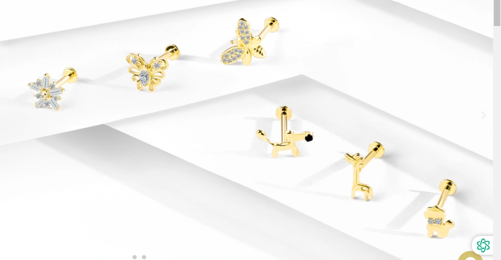 Innovative Gold Tongue Piercings Jewelry for 2024- Gold piercing