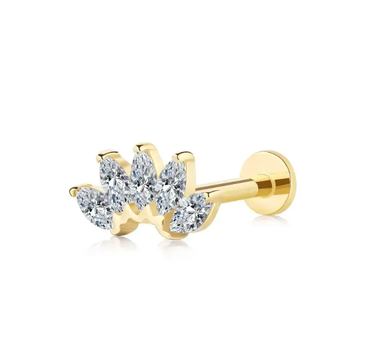 Discover Top Ear Piercing Styles: 2024 Belly Jewelry Trends- beautiful nose piercing