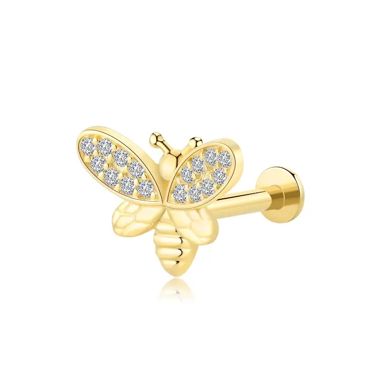 14k gold piercing