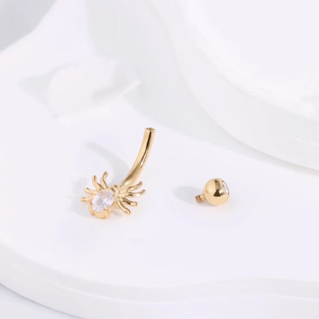 Can You Wear Gold for a New Belly Piercing-